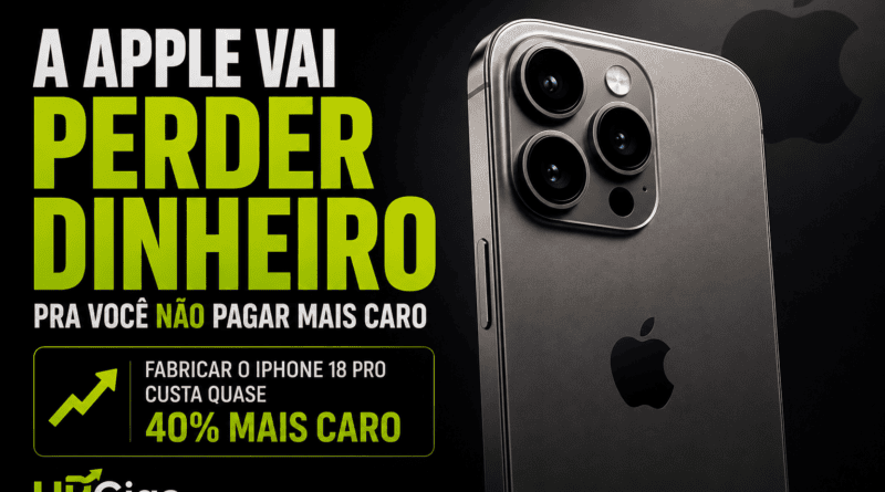 Componentes internos e lentes de camera do iPhone 18 Pro ilustrando o custo de fabricacao mais caro