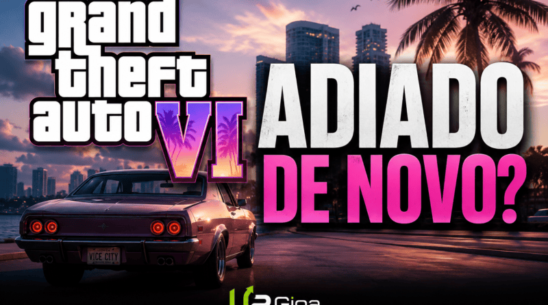 GTA 6 será adiado? Imagem de destaque sobre o possível adiamento do jogo após vazamento