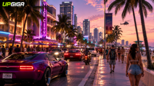 GTA 6 mostra Vice City com NPCs, veículos e atividades no mundo aberto