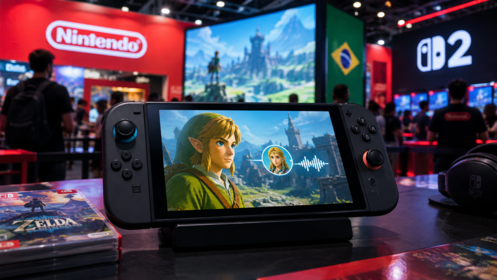 Nintendo amplia dublagem de jogos em português brasileiro